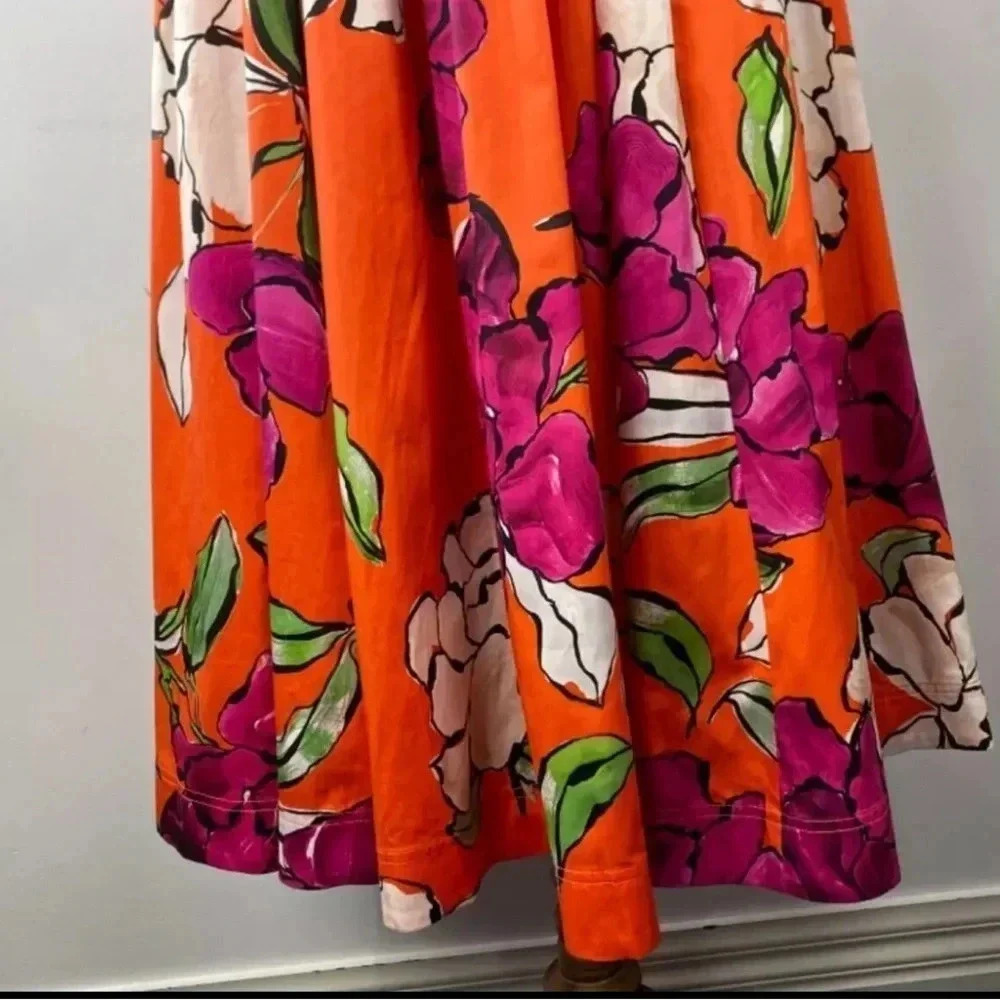 NWT AJE Marlene Floral Midi Dress - Camellia - Size 6 (US 2/XS)- dawn ulla sun - Picture 3 of 16